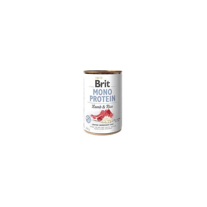 Brit Mono Protein Comida Húmeda Perros Cordero With Arroz 400G