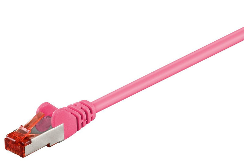 Goobay 3M CAT.6 Network Cable, S/FTP (pimf), Magenta