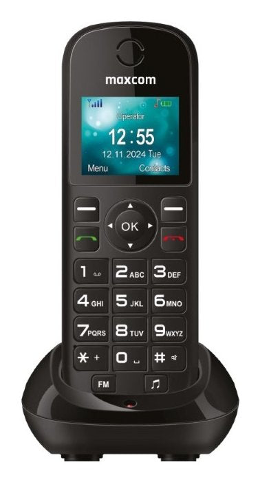 Maxcom Phone Wireless MM35D Black — image 1