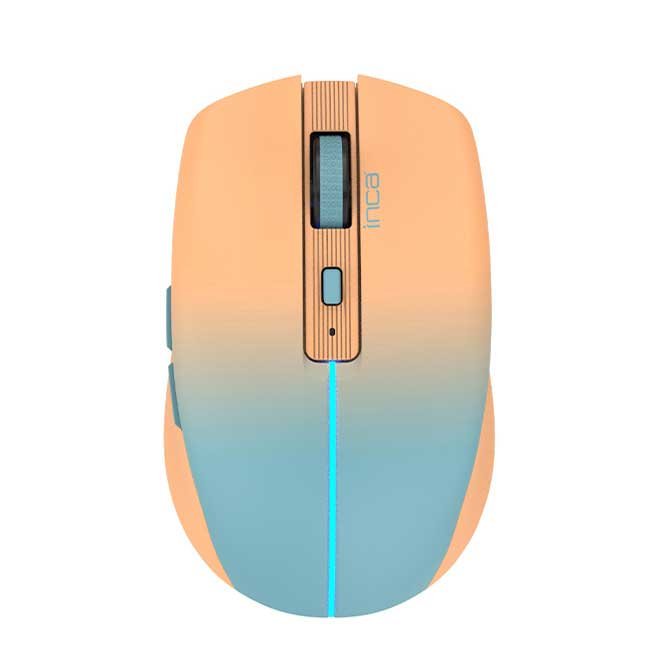 Mouse Inca IWM-511RT 1600 Dpi, Wrls & BT,6D Tame, Orange