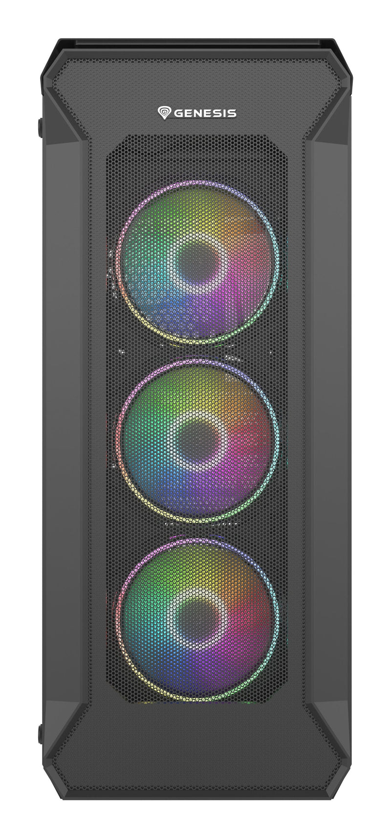 Genesis PC Case Gaming Irid 505 ARGB ATX 2x USB 3.0 2x USB 2.0 S/F Glass Tempered