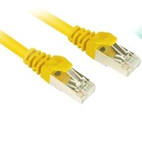 Sharkoon 4044951014781 Network Cable Grey 2M CAT.6 S/FTP (s-STP) Yellow 2M, CAT.6, S/FTP (s-STP), RJ-45, RJ-45