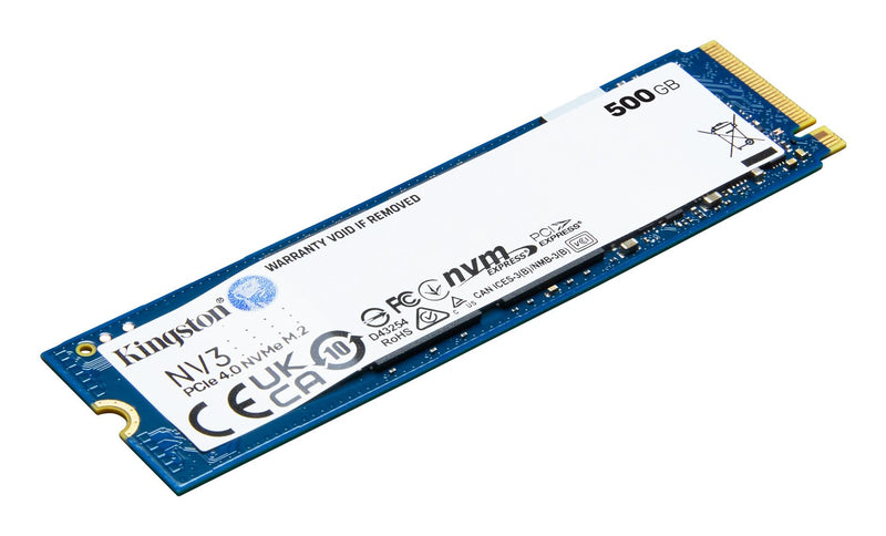 Kingston Drive SSD 500G NV3 M.2 2280 PCIE 4.0 NVMe SNV3S/500G