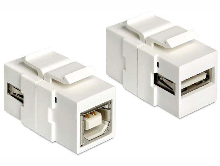 Delock Keystone Module USB 2.0A Female USB 2.0 B Female