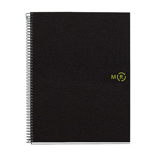 Miquel Rius Libreta Espiral A4 120 Hojas Microperforadas 4 Taladros Note Book 4 Reciclado Grey — image 1