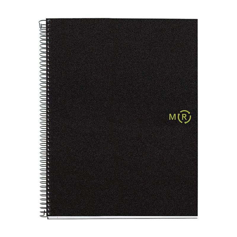 Miquel Rius Libreta Espiral A4 120 Hojas Microperforadas 4 Taladros Note Book 4 Reciclado Grey