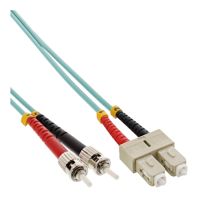 Inline Cable Duplex Fibre Optic Sc/St 50/125?M OM3 7.5M — image 1