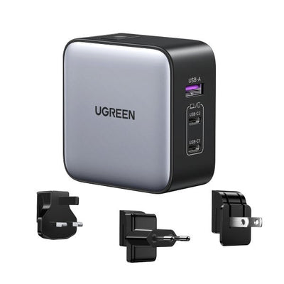 UGREEN USB-A + 2*USB-C 65W GaN Fast Charger Viajes Todo Mundo — image 1
