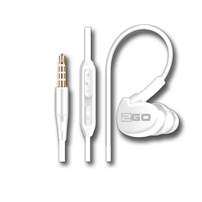 2GO In-ear Sport-auriculares Active 1, White — image 1