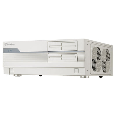 Silverstone PC Case SST-FLP01W, Case Htpc Cream SST-FLP01W — image 1