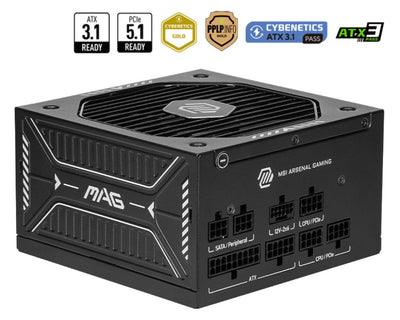 MSI Power Supply Power Power Supply Mag A750GLS PCIE5 750WATT — image 1