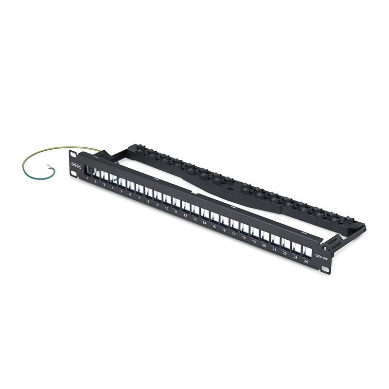 StarTech.com StarTech - Leeres Keystone-patchpanel - With Kabelmanagementleiste, RJ45 - Apto Assembly Wall Rac