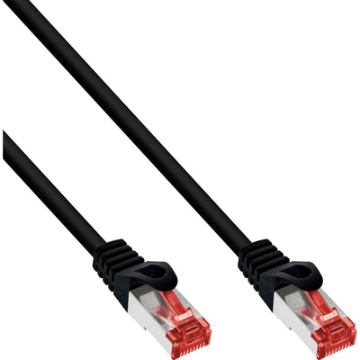 Inline 30 Pieces Bulk-pack Network Cable S/FTP Pimf CAT.6 250MHZ Pvc Cobre Black 3M — image 1