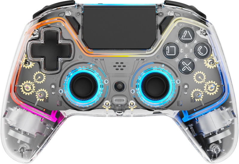 Deltaco PS4/PC Controller Wireless/Bt Transparent