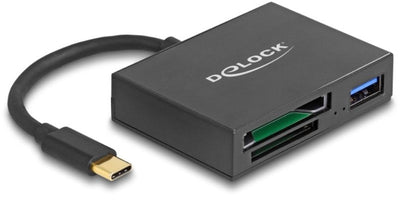 Delock 91711 Card Reader Usb-c™ Cards Memory Xqd And SD + Port USB 5Gbps Tipo-a — image 1
