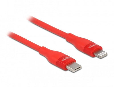 Delock USB Cable Type-c a Lightning™ Red 2M Mfi — image 1