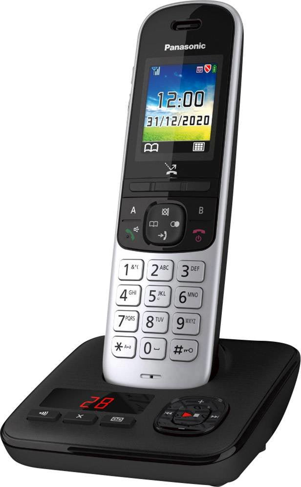 Panasonic KX-TGH720GS, Phone Dect Identificador Llamadas Black