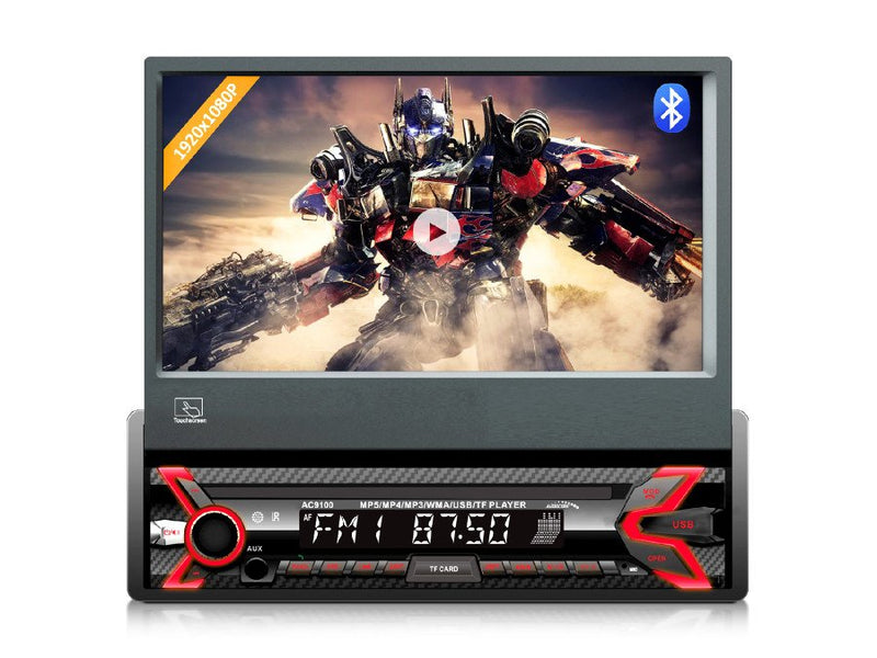 Audiocore Radio AC9100 Car Digital Black Red