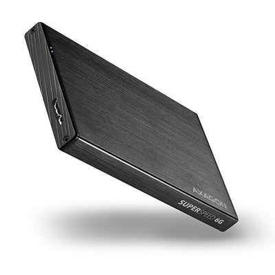 Axagon EE25-XA6 External Enclosure 2,5, USB 3.0 / SATA 6G, Aluminium - Black — image 1