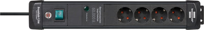 Brennenstuhl Power Strip 1951140300 Base Múltiple 1,8M 4 Salidas AC Indoor Black — image 1
