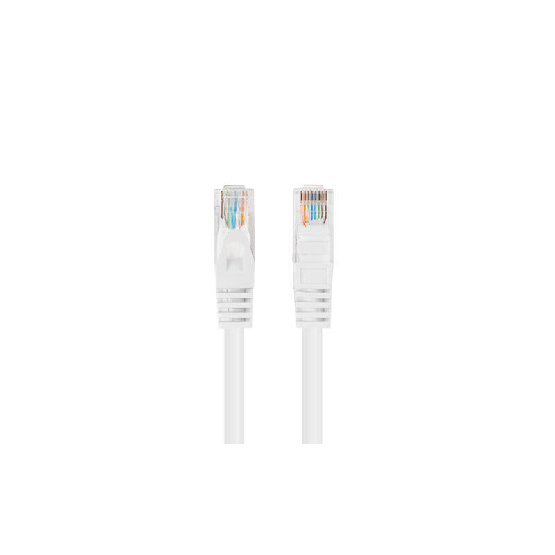 Lanberg Cable Network CAT.6 UTP 0.5M Blanco 10-PACK