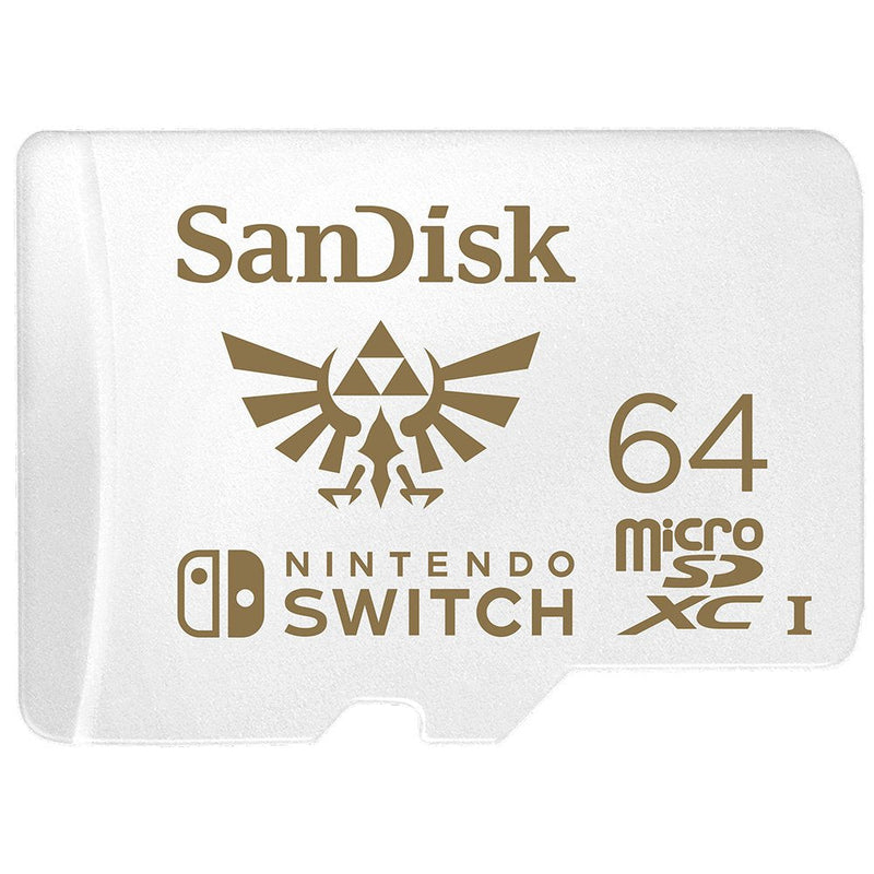SanDisk Memory Card Nintendo Switch 64GB microSD Xc Uhs-i Clase 10 100MBS