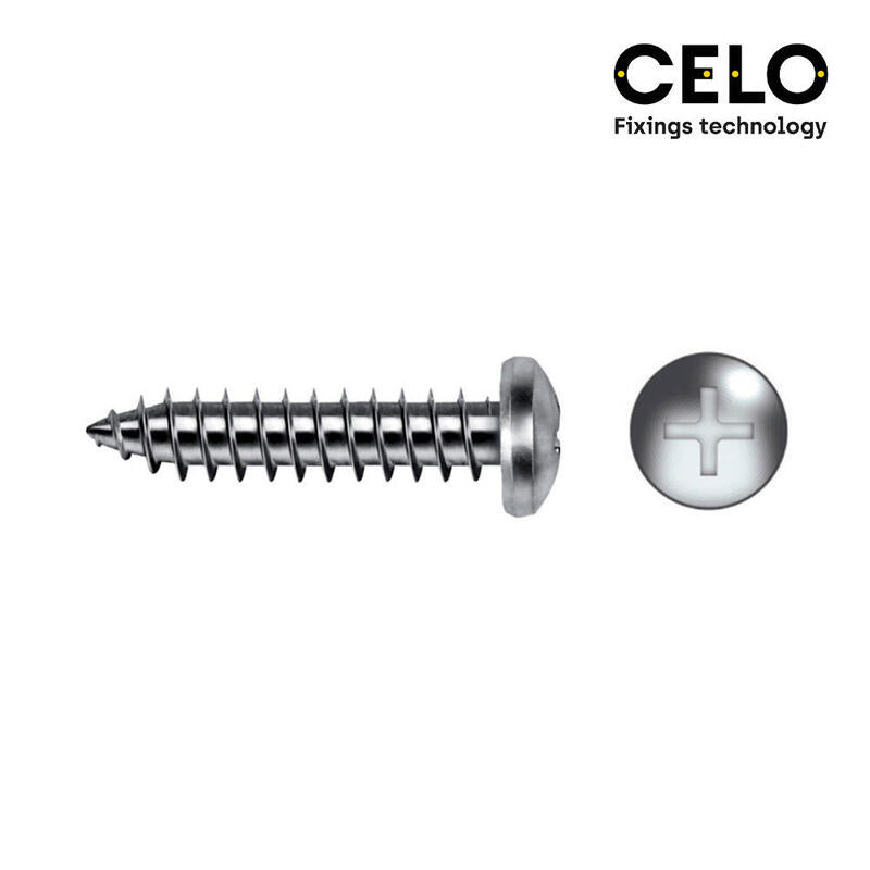 Celo Caja 100 Unid. Tornillo Chapa Alomada Philips Din/Ref 7981 4,8X50MM Zincado