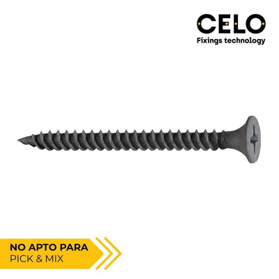 Celo Box 1.000 Screw Pladur Placa-metal Ssf 3,9X35 Fosfatado — image 1