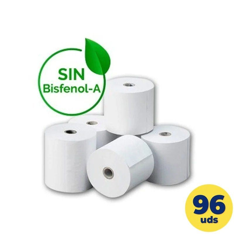 Box Of Rolls Paper Thermal Generic 80X55 Bpaf 80 X 55MM 12 Paquetes 96 Units