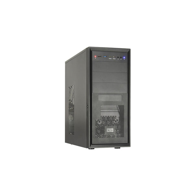 PC Case Inter-tech IT-8862 Plaid Black Abschliessbar) 88881380
