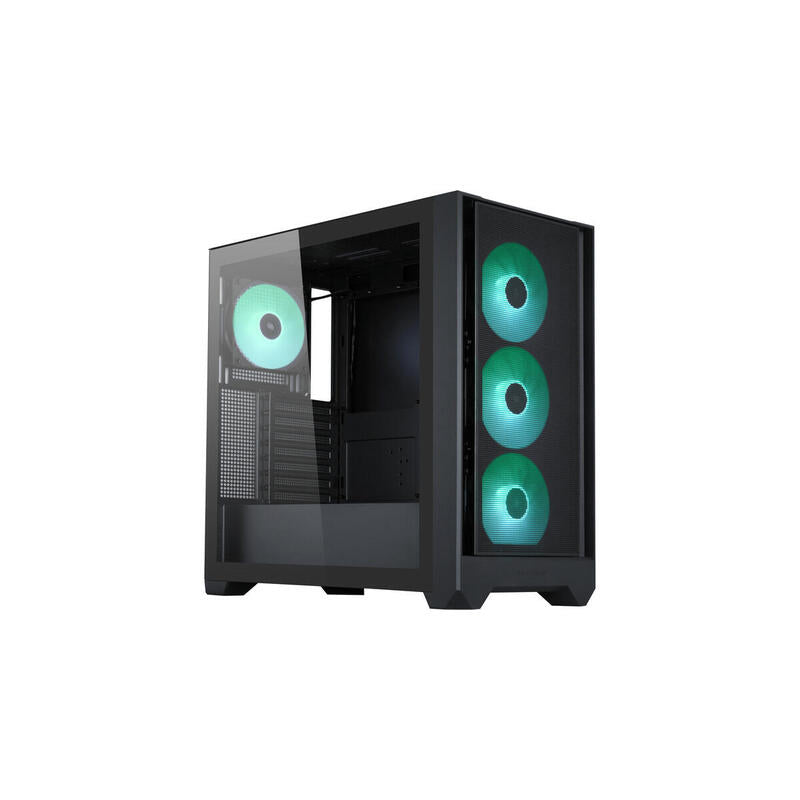 Silentware PC Case Flow 110A-RGB, Black Glass Tempered FLOW110BLACK