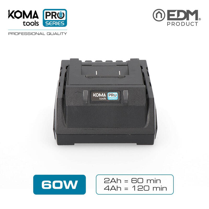Koma Herramientas Cargador Batería 60W Pro Series Batería