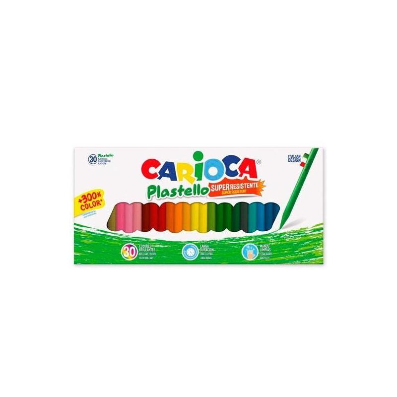 Carioca Plasticeras Resistentes Plastello Surtidos Case -30U-