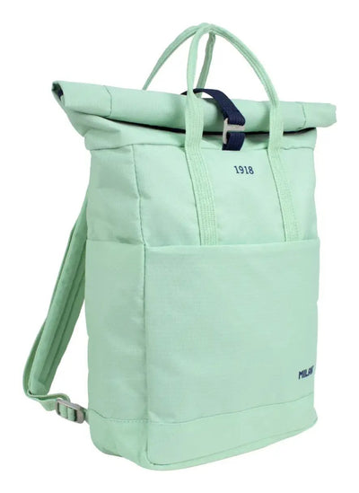 Milan Backpack Urbana C/Closure Top Enrrollable 10L Serie 1918 Green — image 1