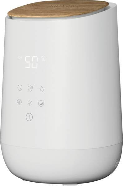 Medisana Humidifier - Ah 680, Función 3 1, Light Uv-c Integrada, Sensor Smart 2,6 L, 30M², White