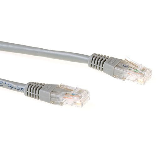 Grey 3 Meter Lszh U UTP CAT.6 Patch Cable With RJ45 Connectors