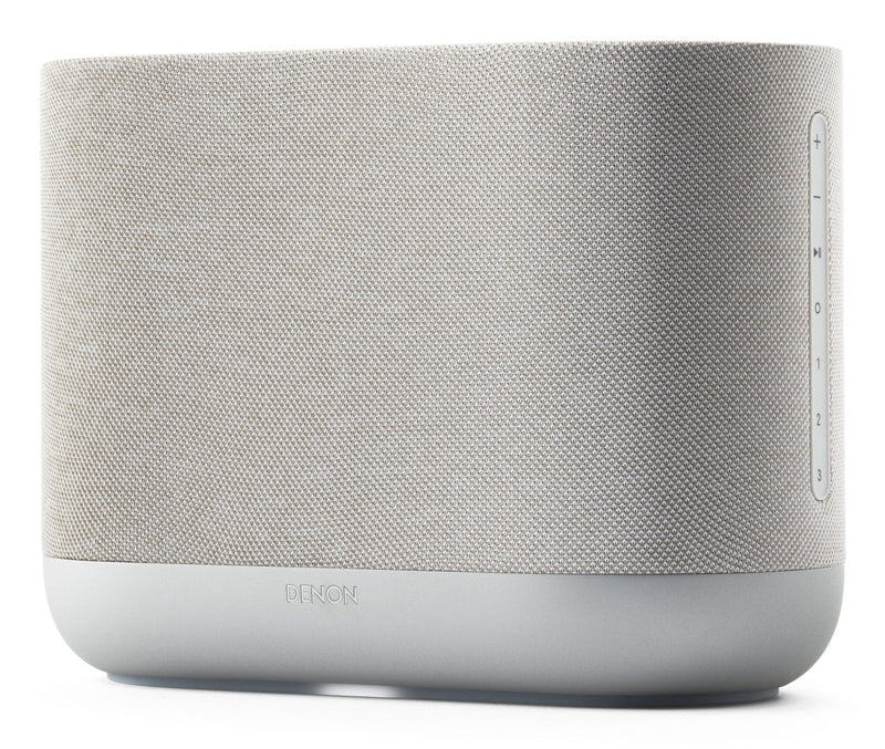 Denon Home 400 Silver Speaker Smart Wireless With Tecnología Heos And Sound Dolby Atmos.