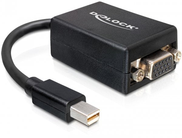 Delock Adapter Mini DisplayPort 1.2 Male VGA Female Black