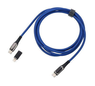 Troika Cable CBL20/dB USB 2M USB C USB C/Lightning Blue — image 1