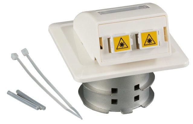 Efb Fo Socket Datos Up, 2 Sc-s Acoplamientos OM3 With Shutter, Integrierter Stand Empalmes