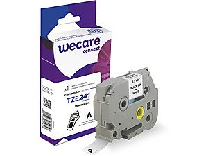 Armor K80007W4 Tape Printer Labels Black Sobre White Tze
