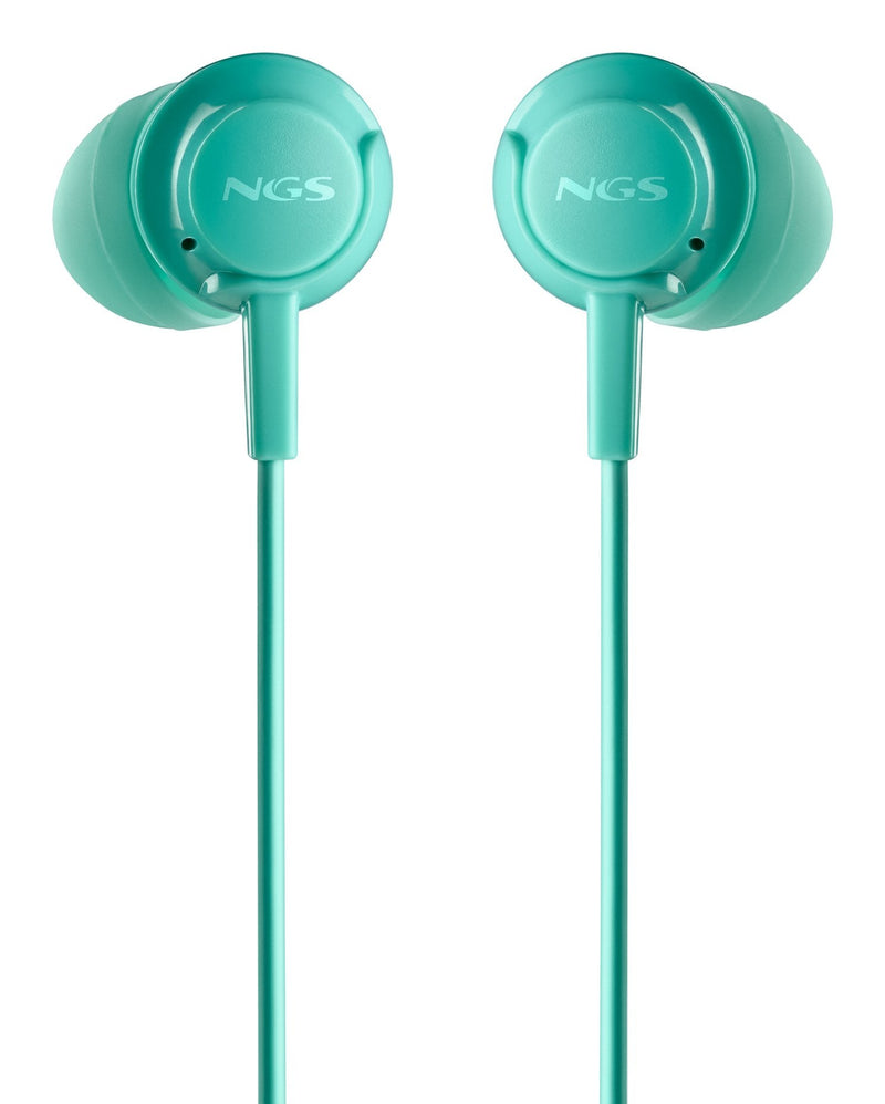 Ngs Headphones Intrauditivos Cross Drift With Microphone Jack 3.5 Verdes