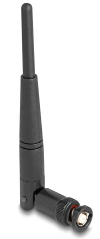 Delock Wi-Fi 2,4GHZ Antenna BNC Connector Male 2 dBi 14,5CM Omnidirektional With Kippgelenk Black — image 1