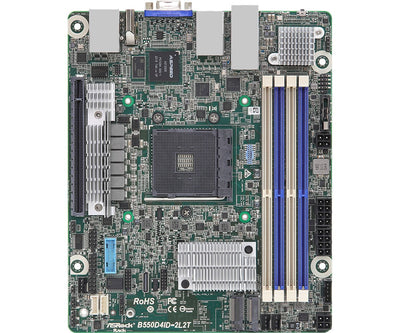 Asrock Motherboard B550 Mini-itx Zócalo AM4 — image 1