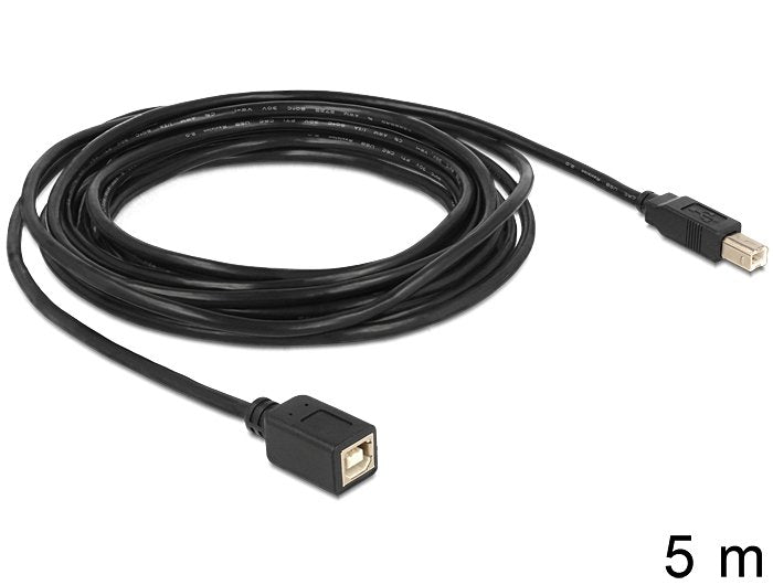 Delock Cable Extensión USB 2.0 B Male B Female 5M