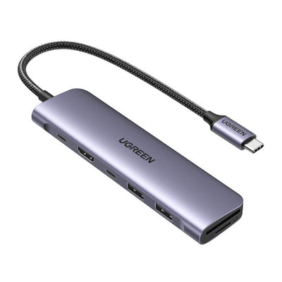 UGREEN 15214 Base Laptop And Replicador Ports Alámbrico USB 3.2 Gen 1 (3.1 Gen 1) Type-c Lila, Metallic — image 1