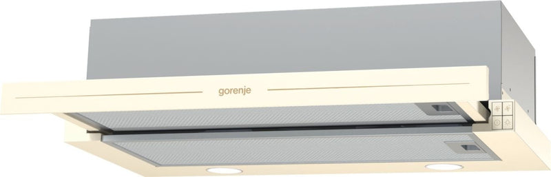 Gorenje Campana Semintegrada BHP62CLI Removable Marfil 435M³/H