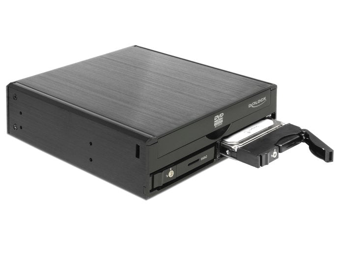 Delock Bastidor Mobile Phone 5.25 1 X Unit Delgada 5.25? + 2 X 2.5? SATA HDD / SSD