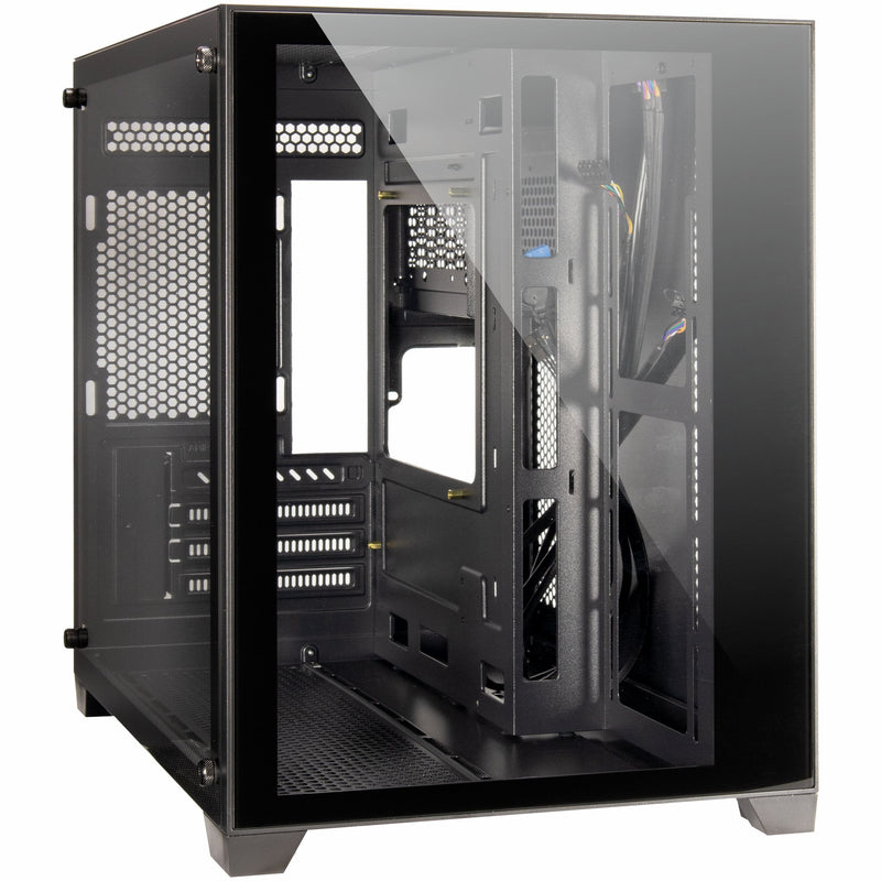 PC Case Inter-tech Gaming-caja Micro-atx C-501 Aspect Black