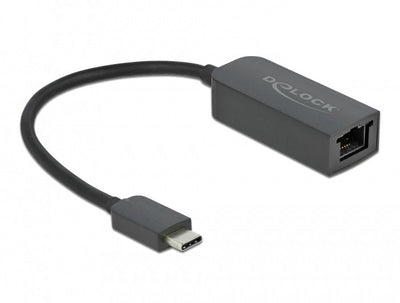 Delock Adapter USB Type-c Male a 2,5 Gigabit LAN Kompakt — image 1